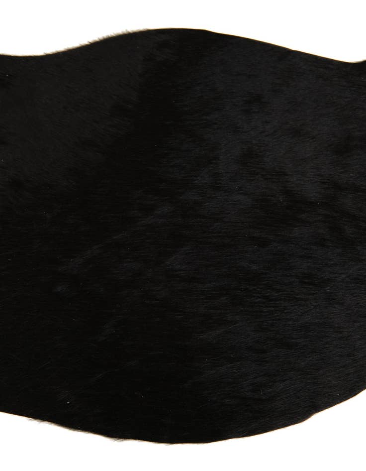 Detail image of 2' 1 x 2' 10 Cowhide Leather Rug