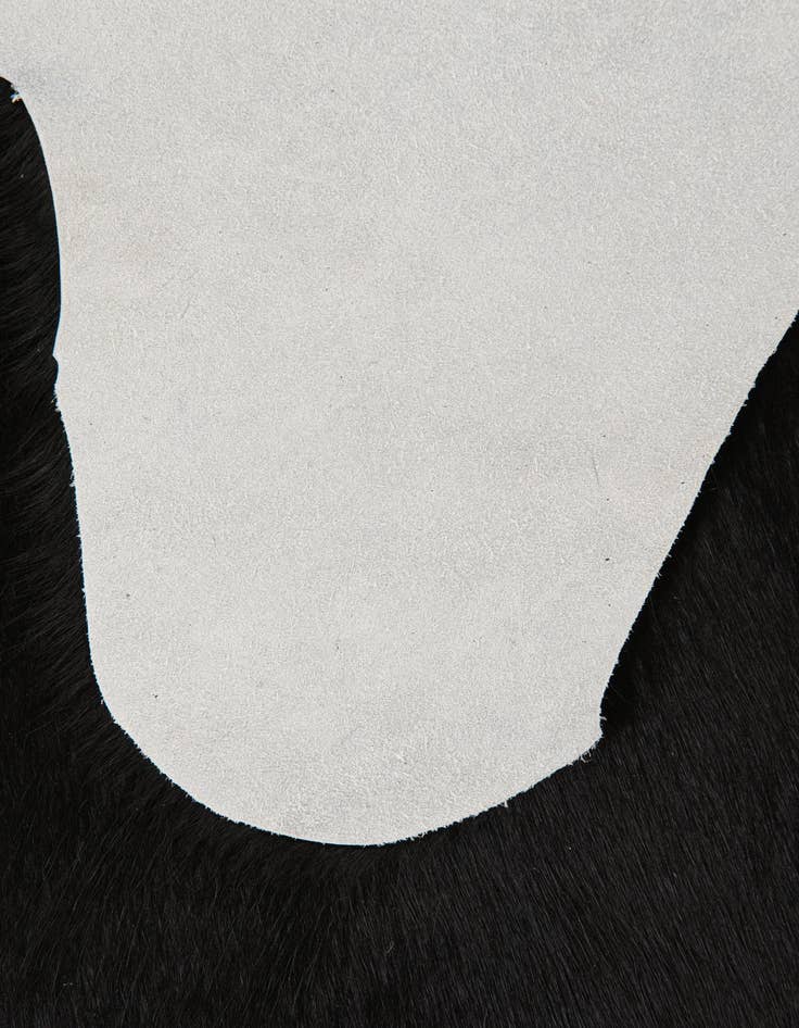 Detail image of 2' 1 x 2' 10 Cowhide Leather Rug