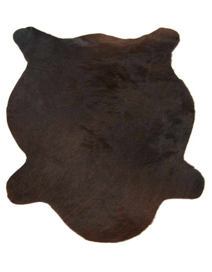 Detail image of 2' 1 x 2' 10 Cowhide Leather Rug