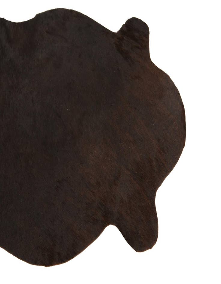 Detail image of 2' 1 x 2' 10 Cowhide Leather Rug