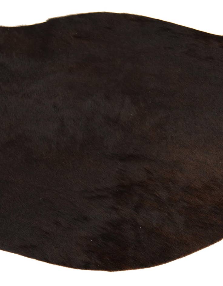 Detail image of 2' 1 x 2' 10 Cowhide Leather Rug