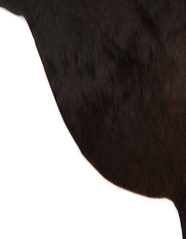 Detail image of 2' 1 x 2' 10 Cowhide Leather Rug