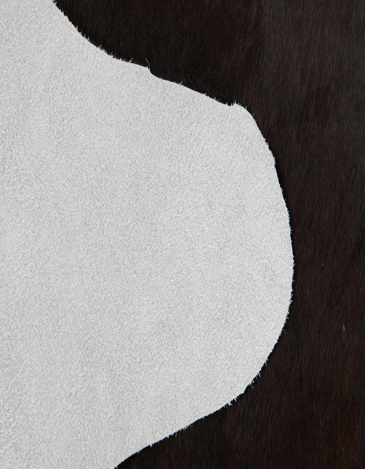 Detail image of 2' 1 x 2' 10 Cowhide Leather Rug