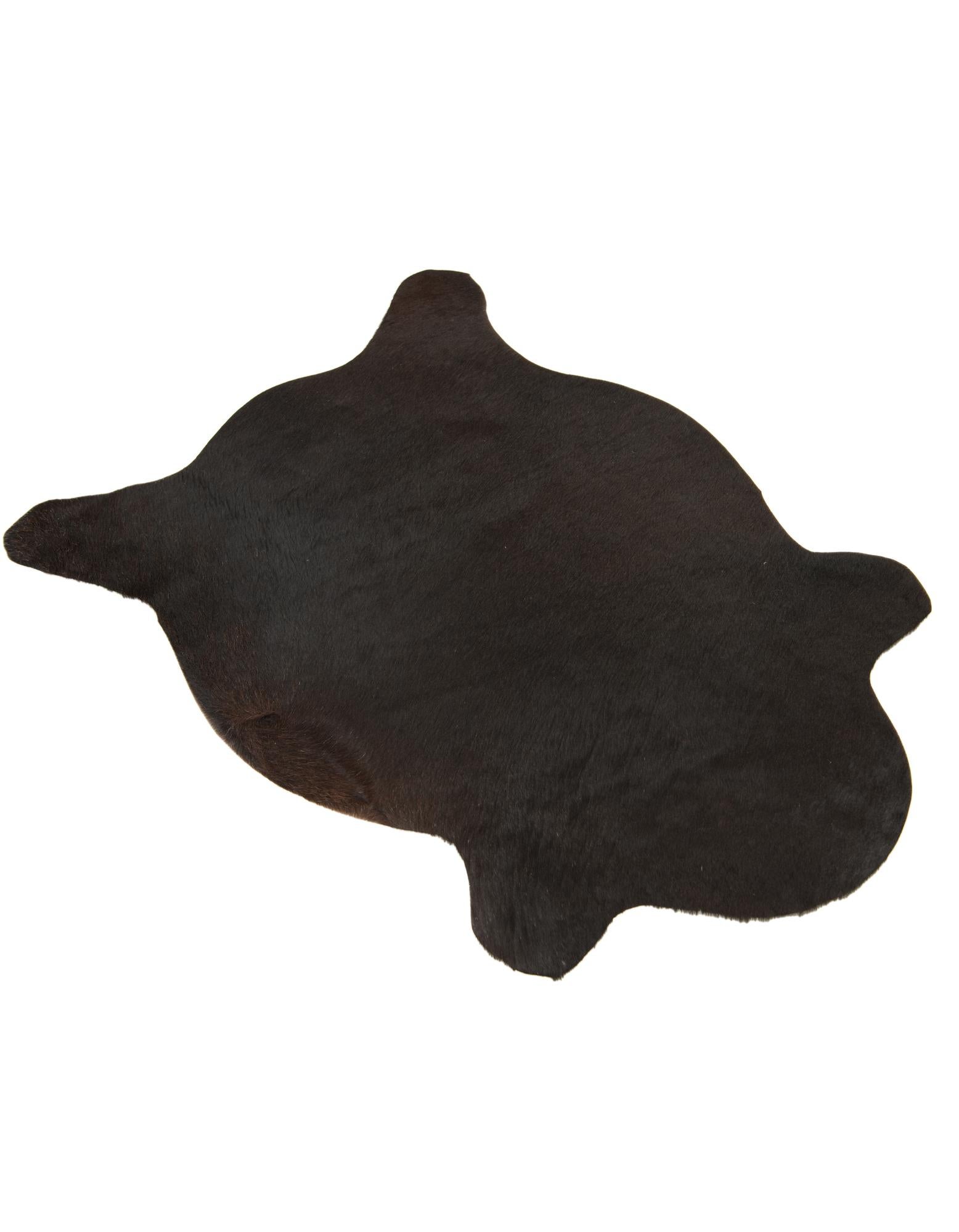 2' 1 x 2' 10 Cowhide Leather Rug
