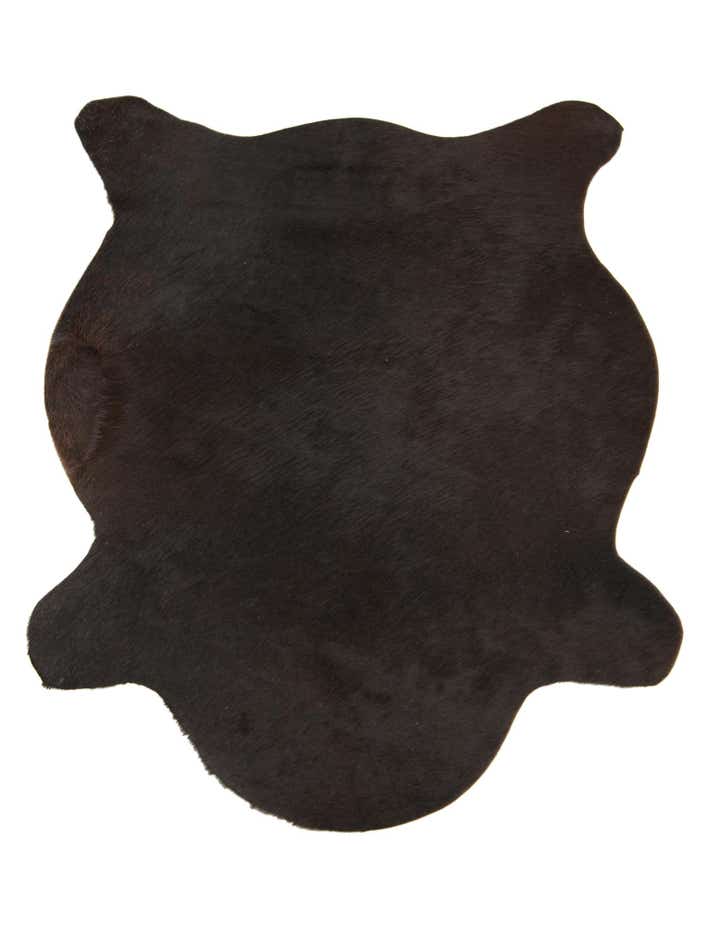 2' 1 x 2' 10 Cowhide Leather Rug