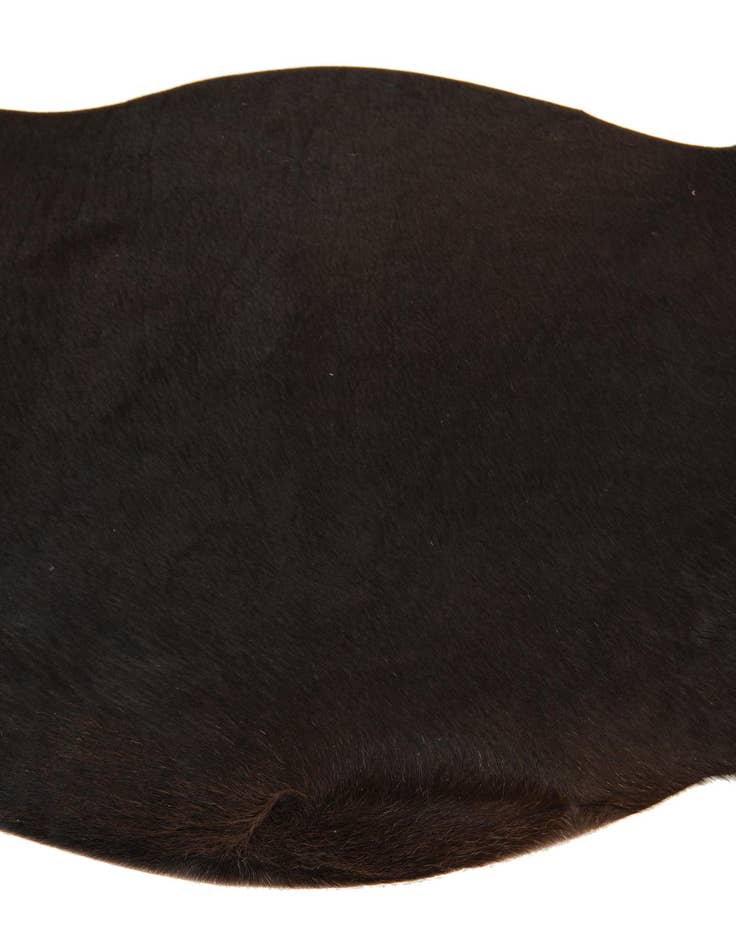 Detail image of 2' 1 x 2' 10 Cowhide Leather Rug