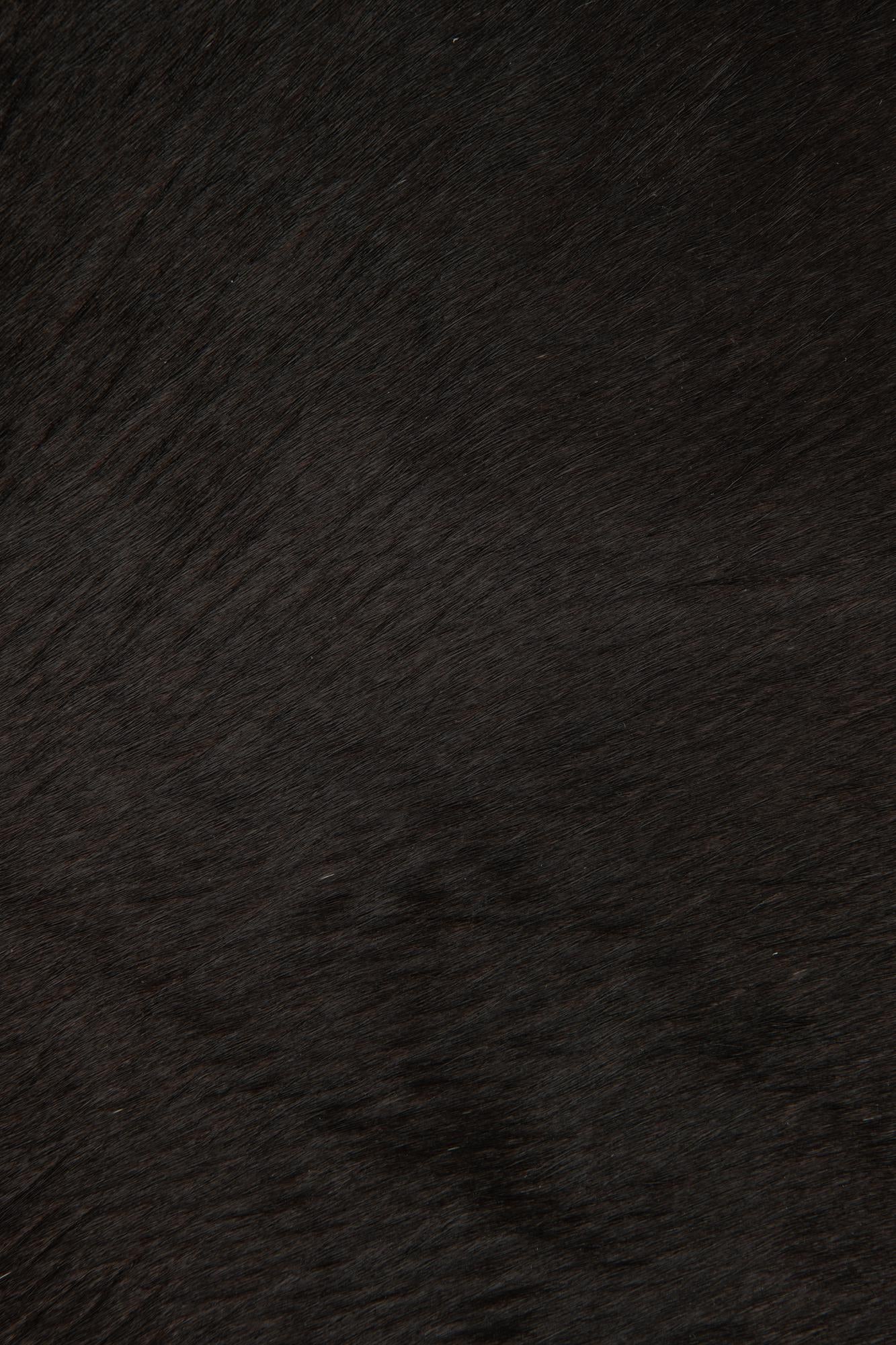 2' 1 x 2' 10 Cowhide Leather Rug