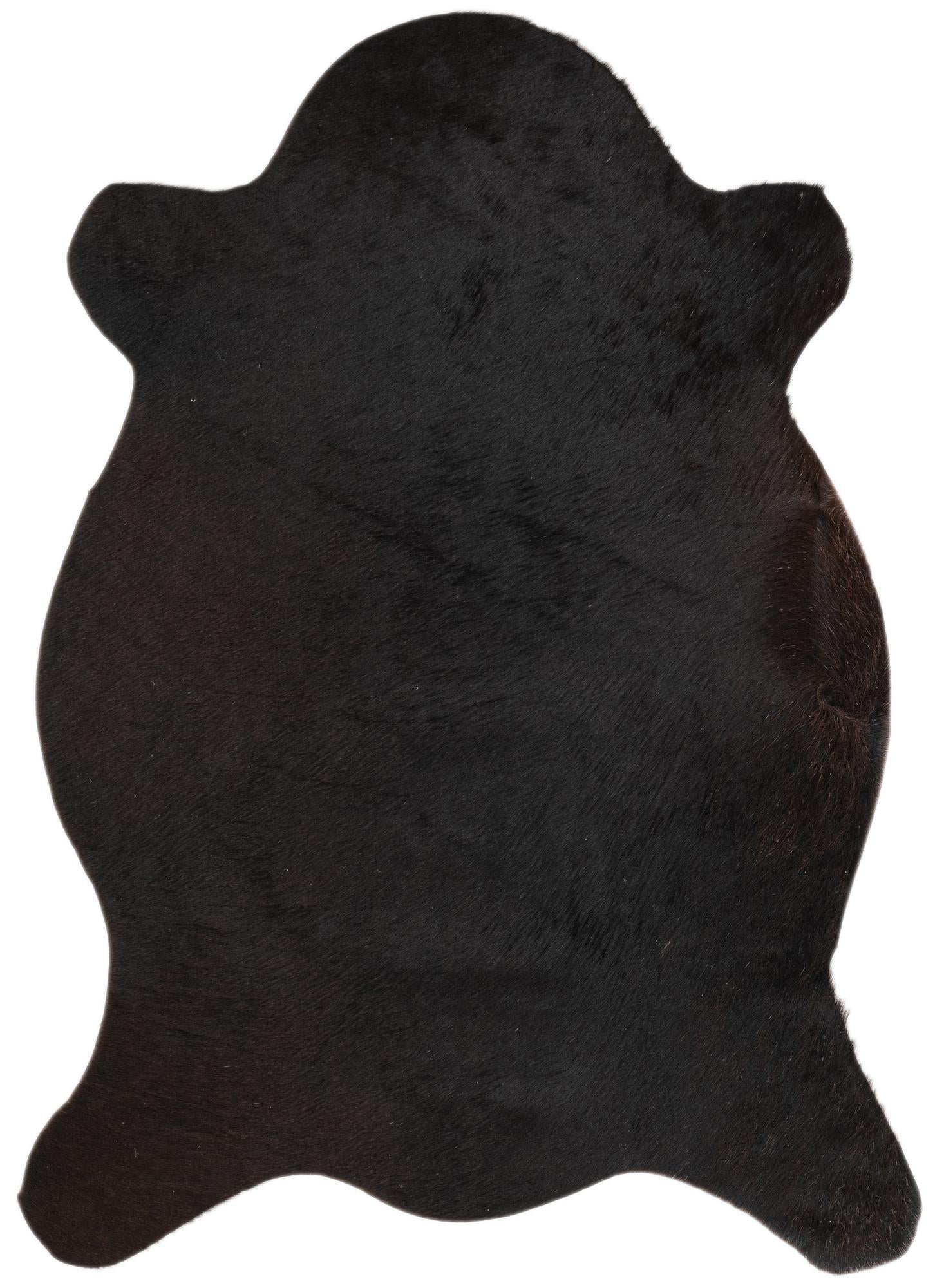 2' 1 x 2' 10 Cowhide Leather Rug