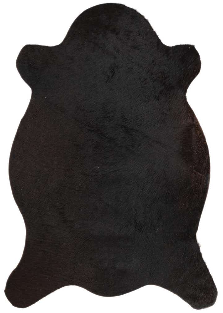 2' 1 x 2' 10 Cowhide Leather Rug