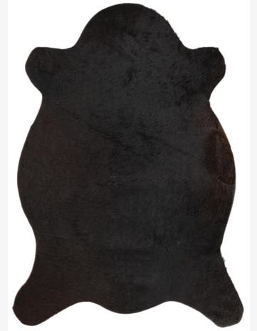 2' 1 x 2' 10 Cowhide Leather Rug