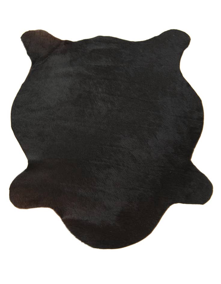 Detail image of 2' 1 x 2' 10 Cowhide Leather Rug