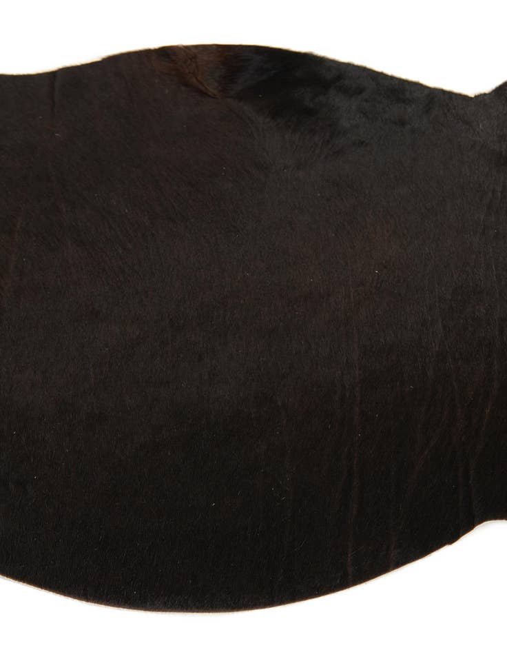 Detail image of 2' 1 x 2' 10 Cowhide Leather Rug