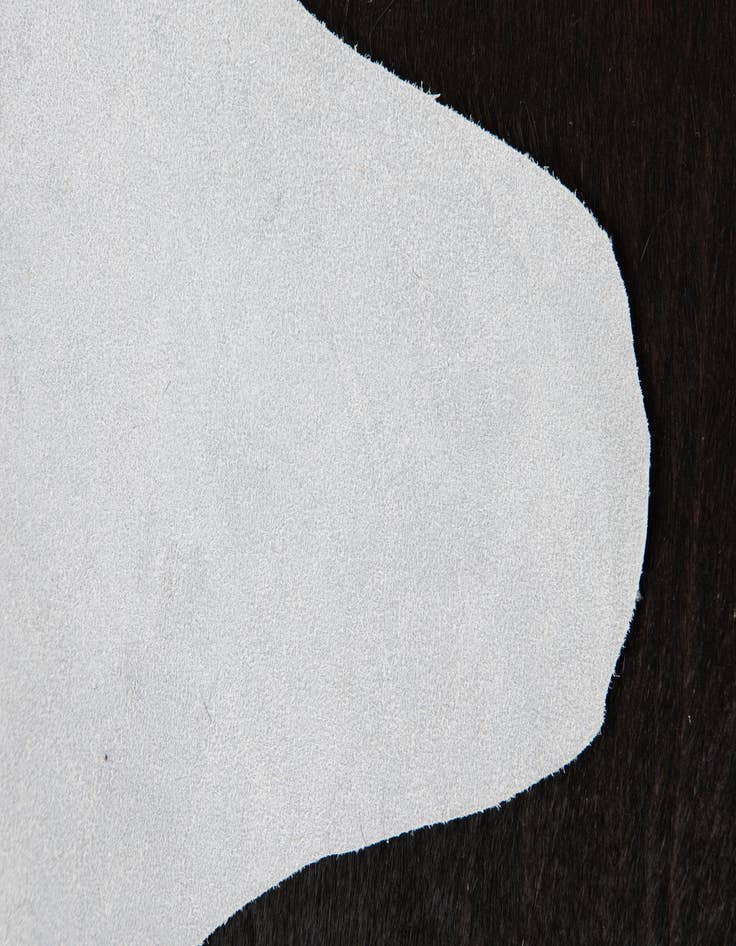 Detail image of 2' 1 x 2' 10 Cowhide Leather Rug