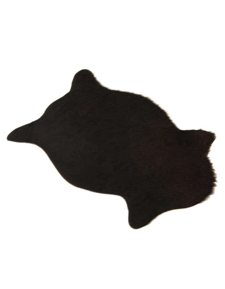 1' 8 x 2' 6 Cowhide Leather Rug