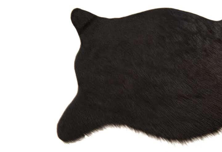 1' 8 x 2' 6 Cowhide Leather Rug