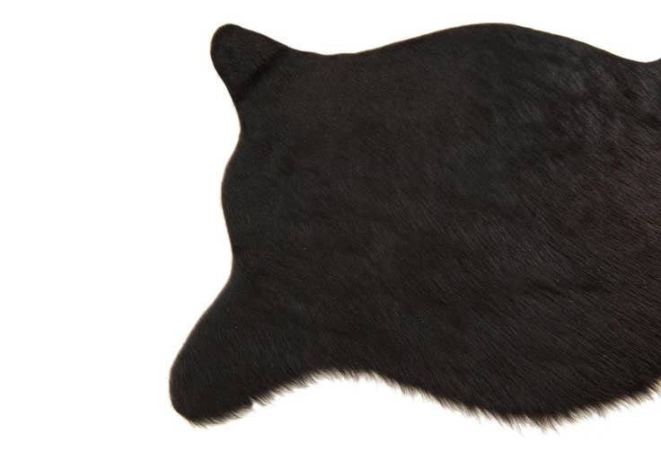 Detail image of 1' 8 x 2' 6 Cowhide Leather Rug