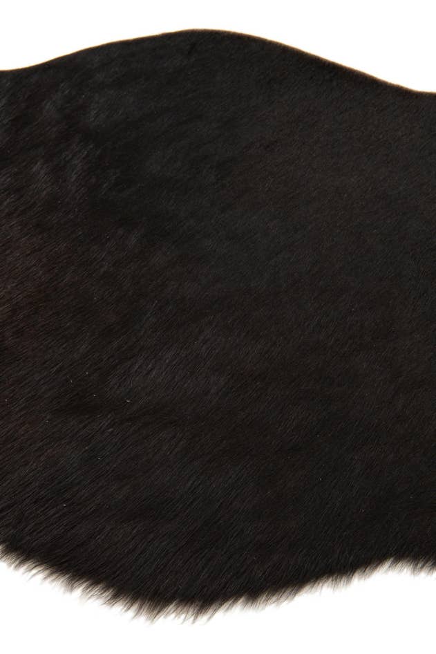 Detail image of 1' 8 x 2' 6 Cowhide Leather Rug