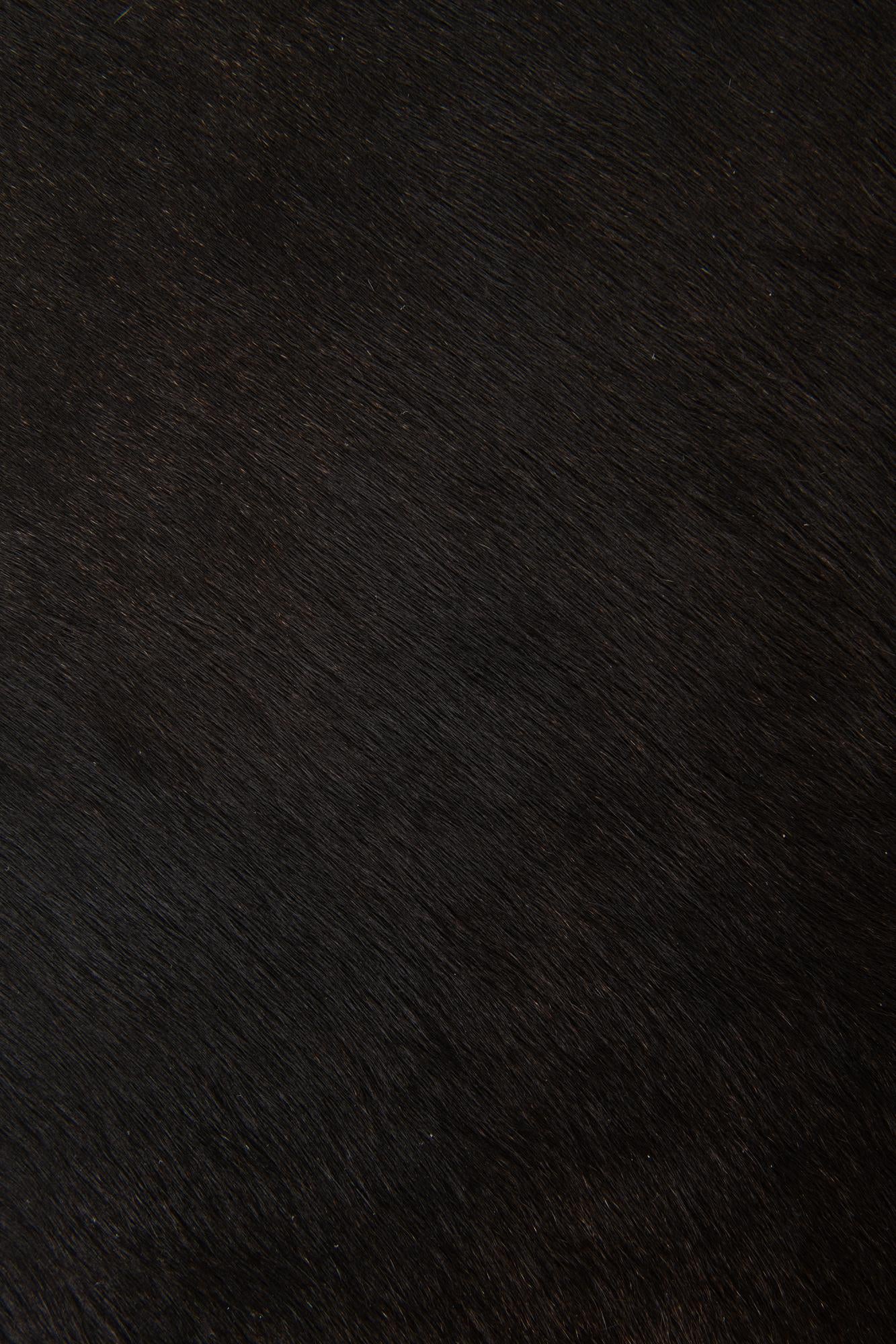1' 8 x 2' 6 Cowhide Leather Rug