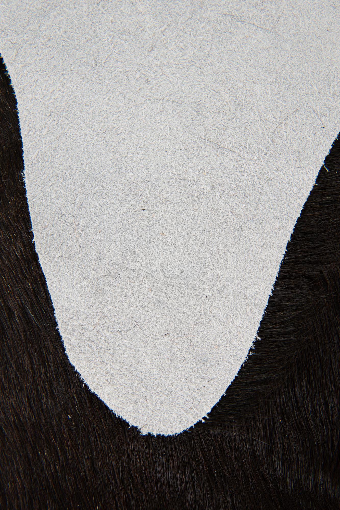 1' 8 x 2' 6 Cowhide Leather Rug