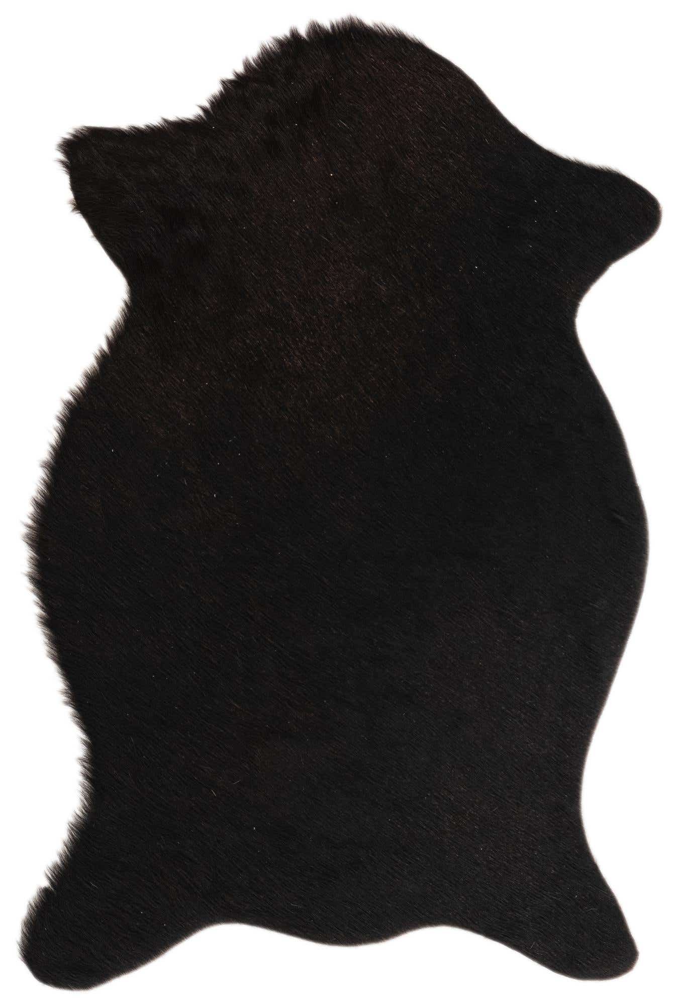 1' 8 x 2' 6 Cowhide Leather Rug