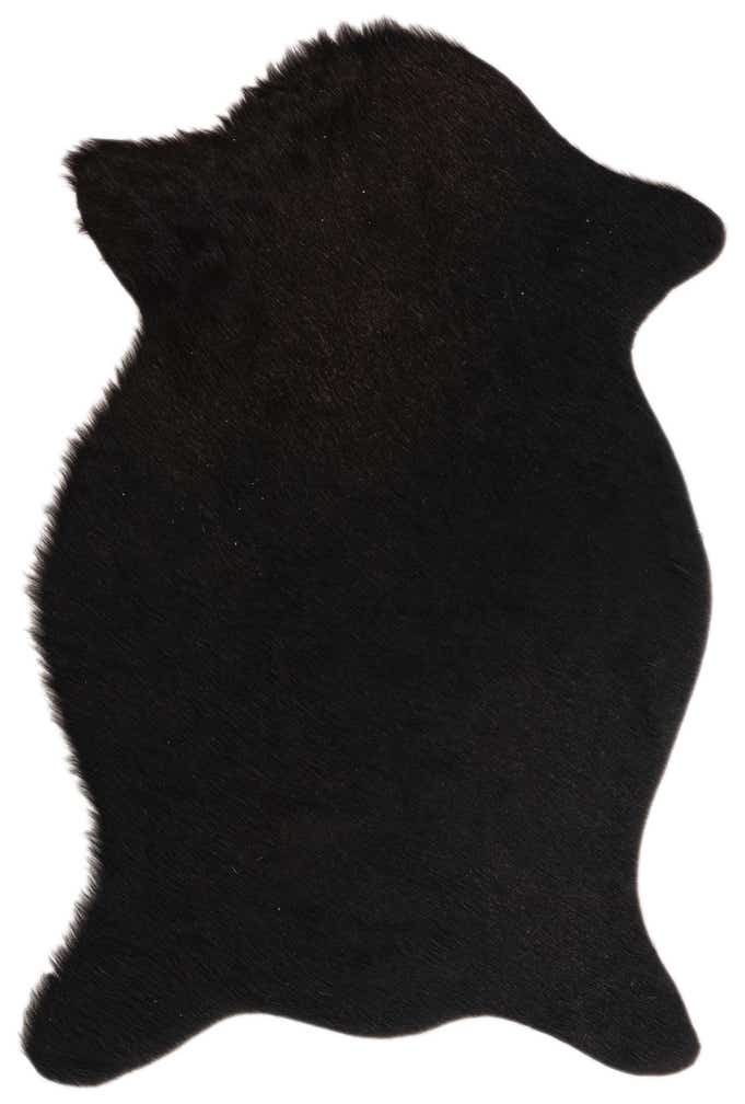 1' 8 x 2' 6 Cowhide Leather Rug