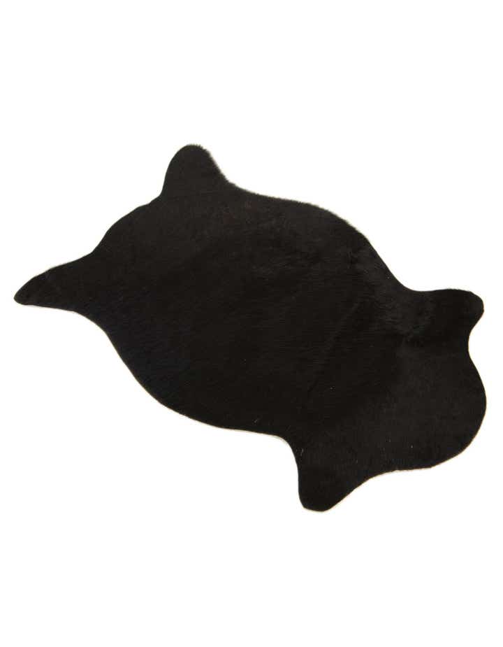 1' 8 x 2' 6 Cowhide Leather Rug