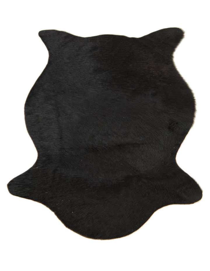 1' 8 x 2' 6 Cowhide Leather Rug
