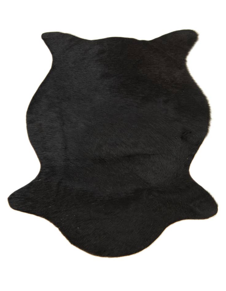 Detail image of 1' 8 x 2' 6 Cowhide Leather Rug