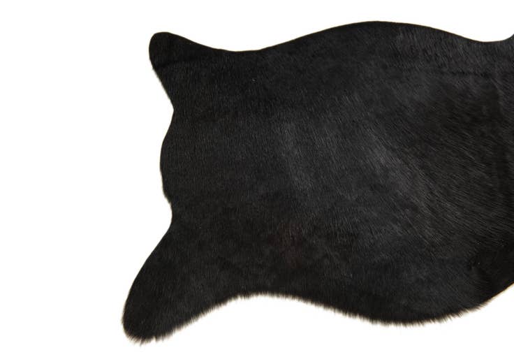 Detail image of 1' 8 x 2' 6 Cowhide Leather Rug