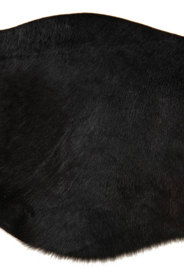 Detail image of 1' 8 x 2' 6 Cowhide Leather Rug