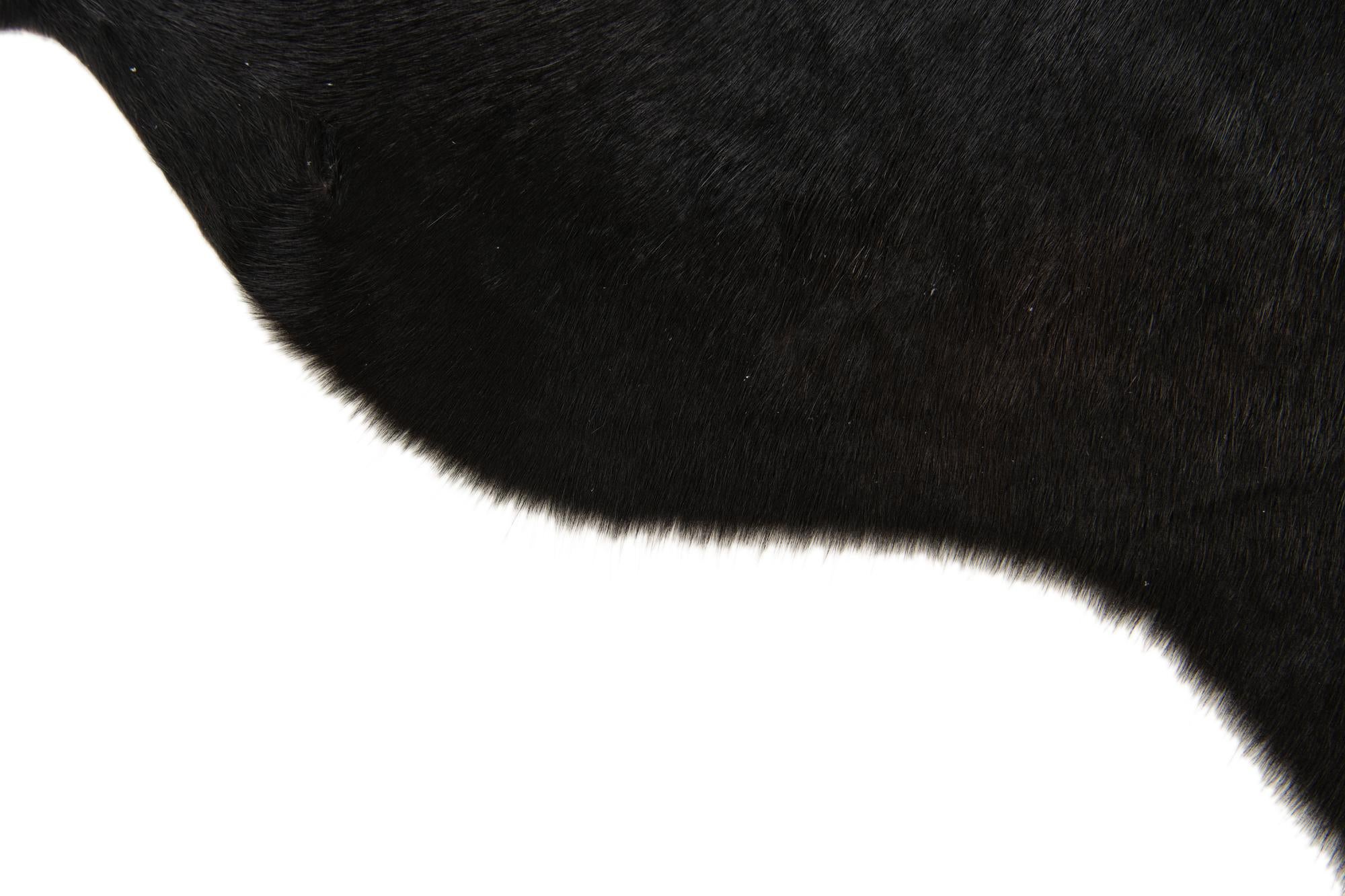 1' 8 x 2' 6 Cowhide Leather Rug