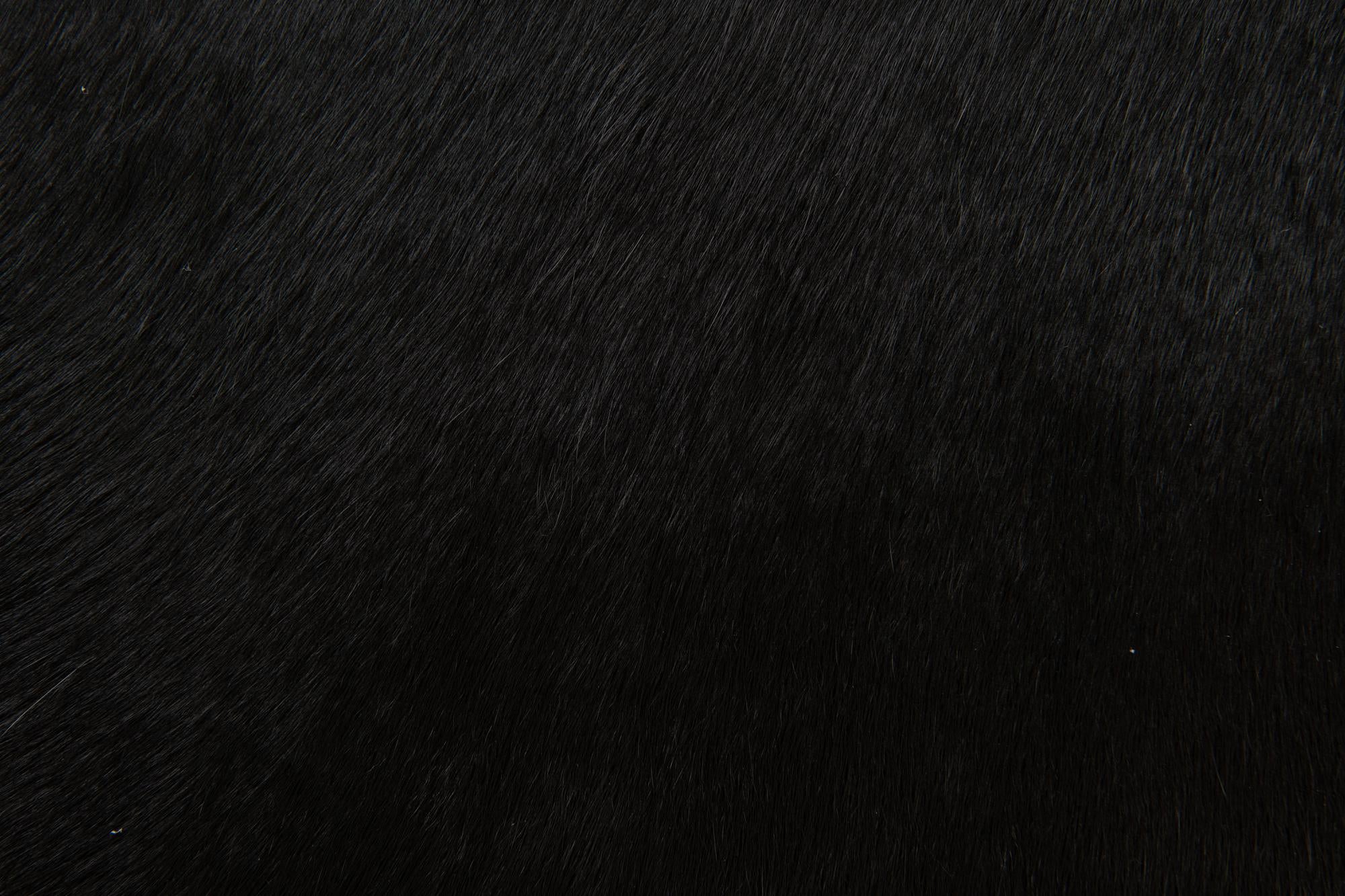 1' 8 x 2' 6 Cowhide Leather Rug