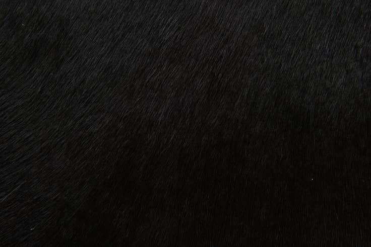 Detail image of 1' 8 x 2' 6 Cowhide Leather Rug