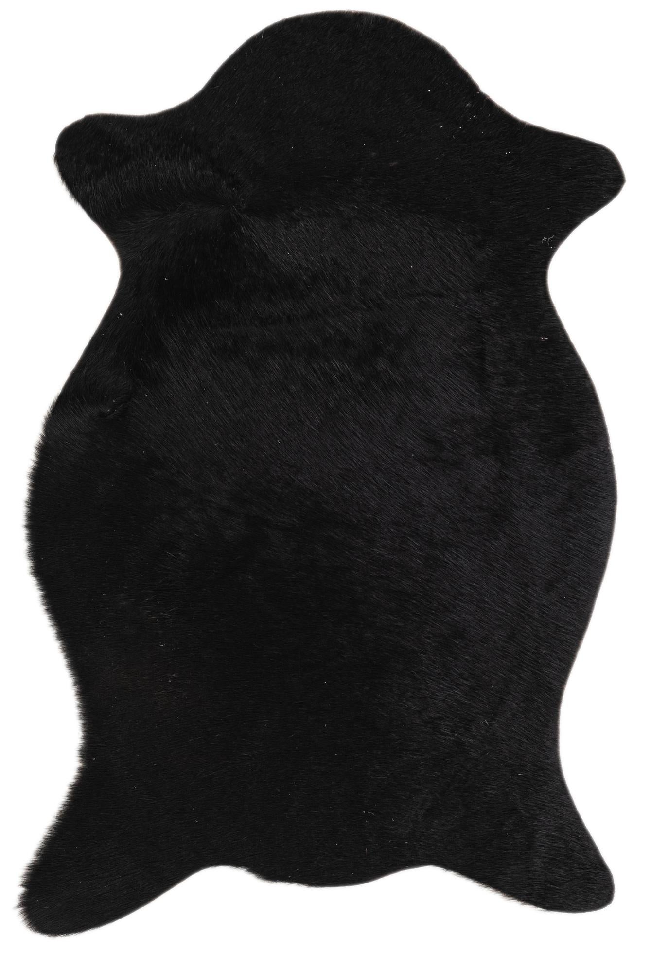 1' 8 x 2' 6 Cowhide Leather Rug