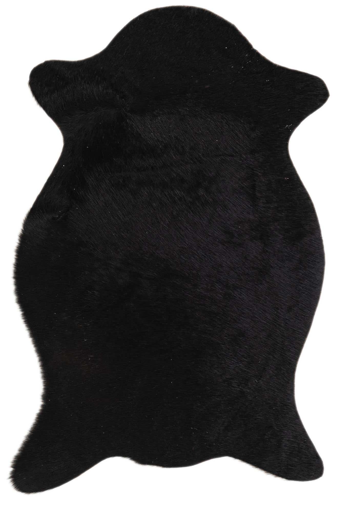 1' 8 x 2' 6 Cowhide Leather Rug