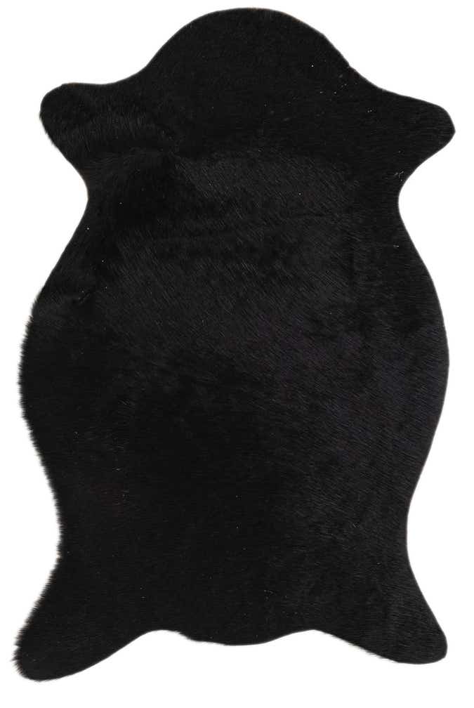 1' 8 x 2' 6 Cowhide Leather Rug