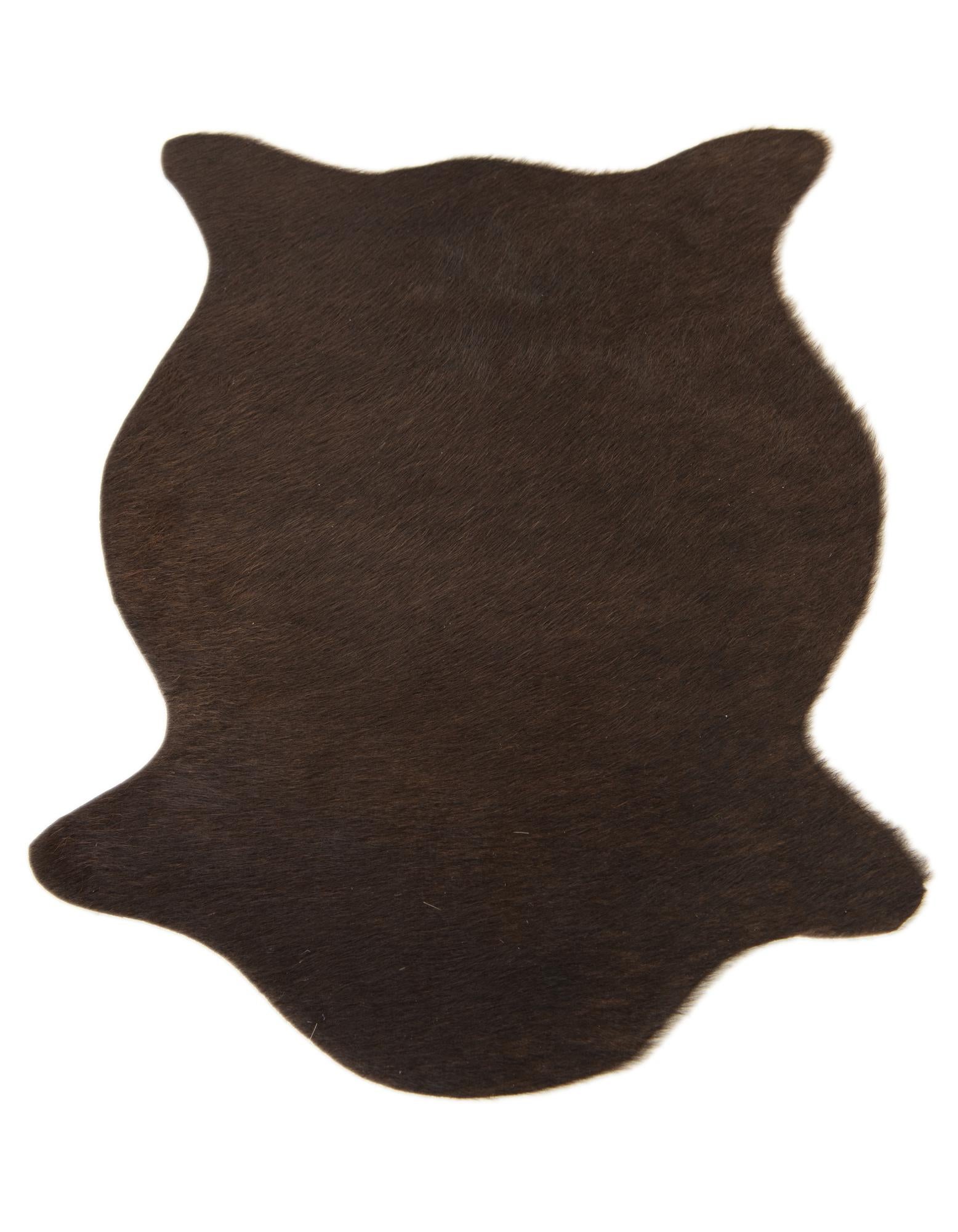 1' 8 x 2' 6 Cowhide Leather Rug