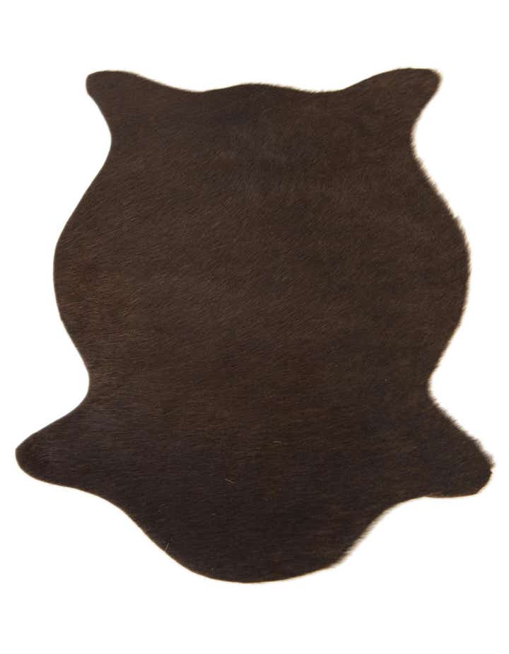 1' 8 x 2' 6 Cowhide Leather Rug