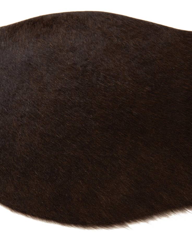 Detail image of 1' 8 x 2' 6 Cowhide Leather Rug