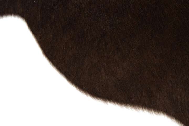 1' 8 x 2' 6 Cowhide Leather Rug