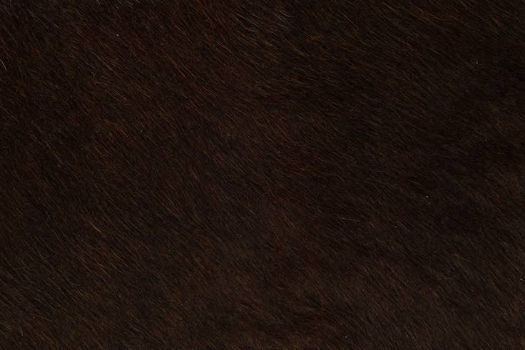 Detail image of 1' 8 x 2' 6 Cowhide Leather Rug