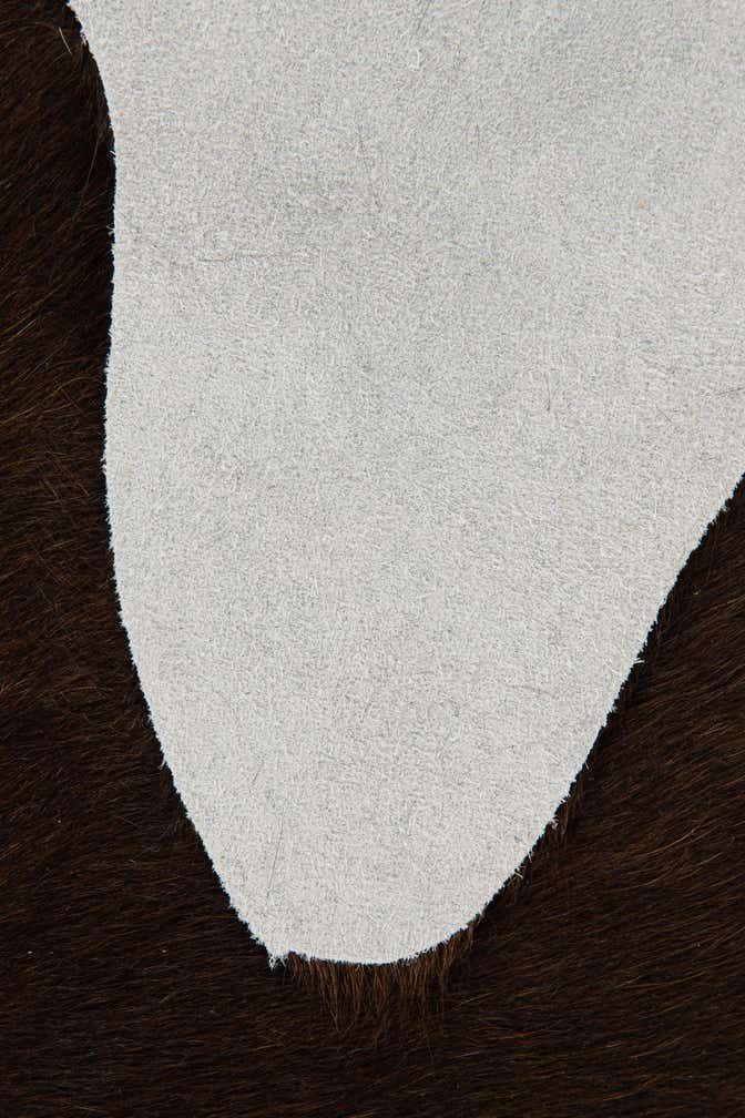 1' 8 x 2' 6 Cowhide Leather Rug