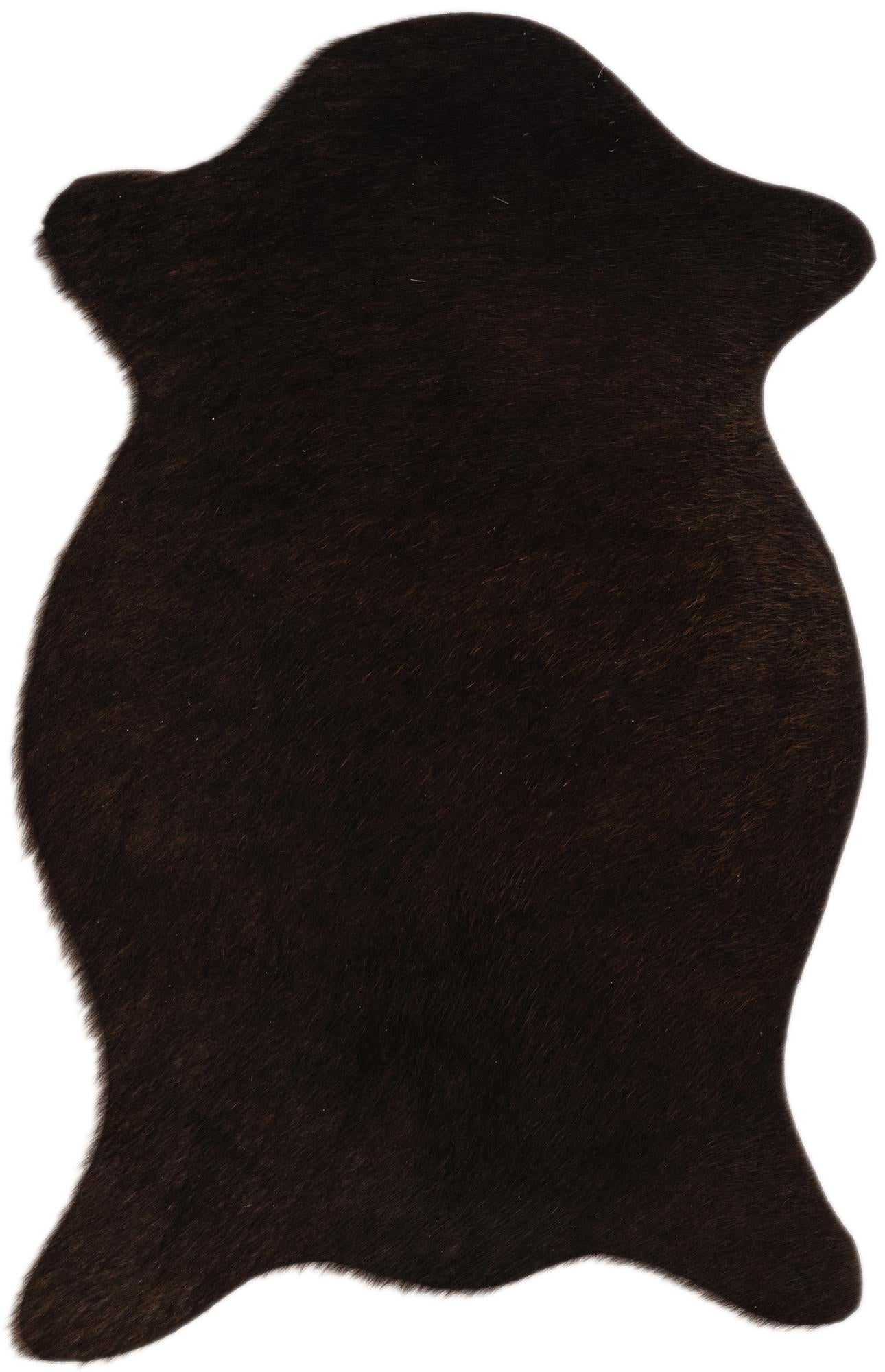 1' 8 x 2' 6 Cowhide Leather Rug