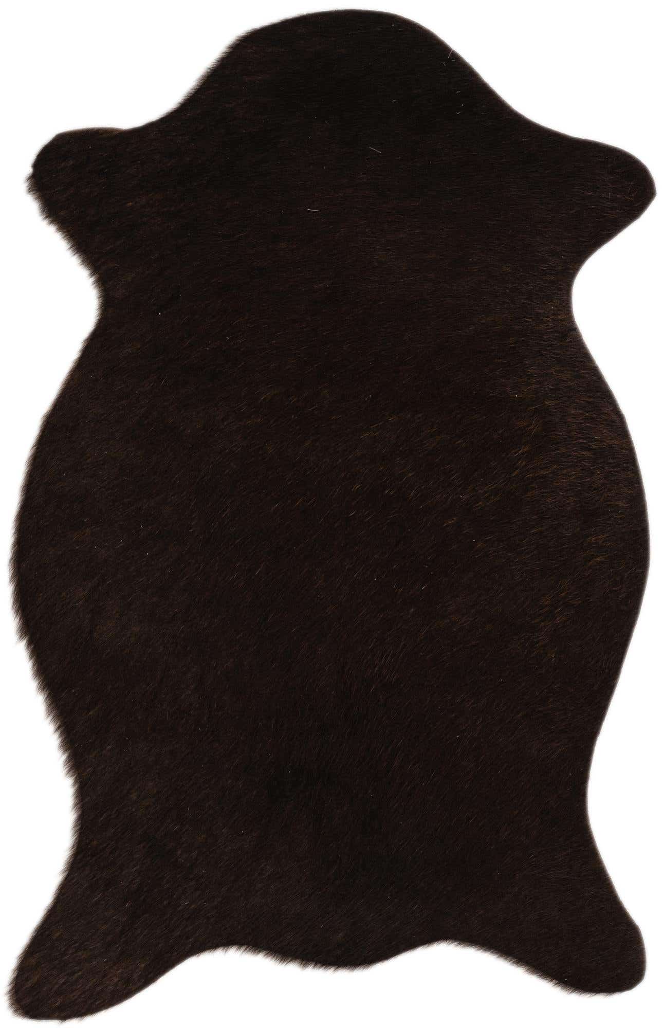 1' 8 x 2' 6 Cowhide Leather Rug
