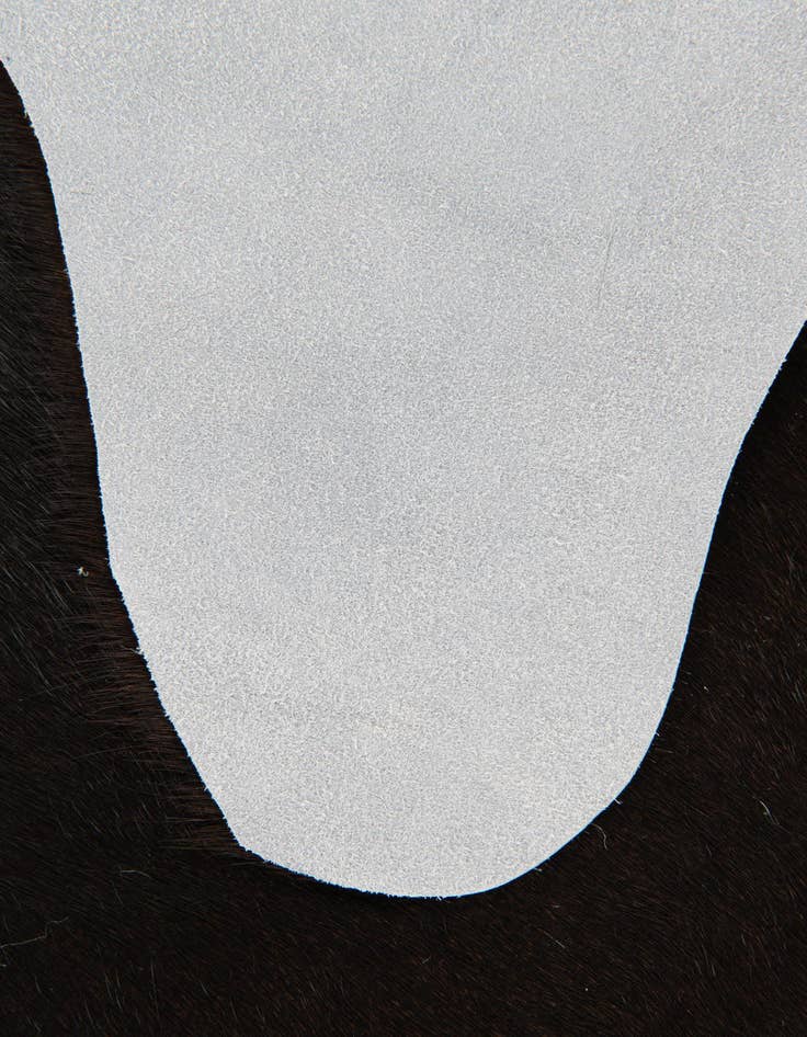 Detail image of 1' 8 x 2' 6 Cowhide Leather Rug