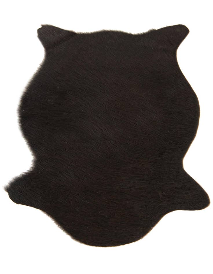 Detail image of 1' 8 x 2' 7 Cowhide Leather Rug