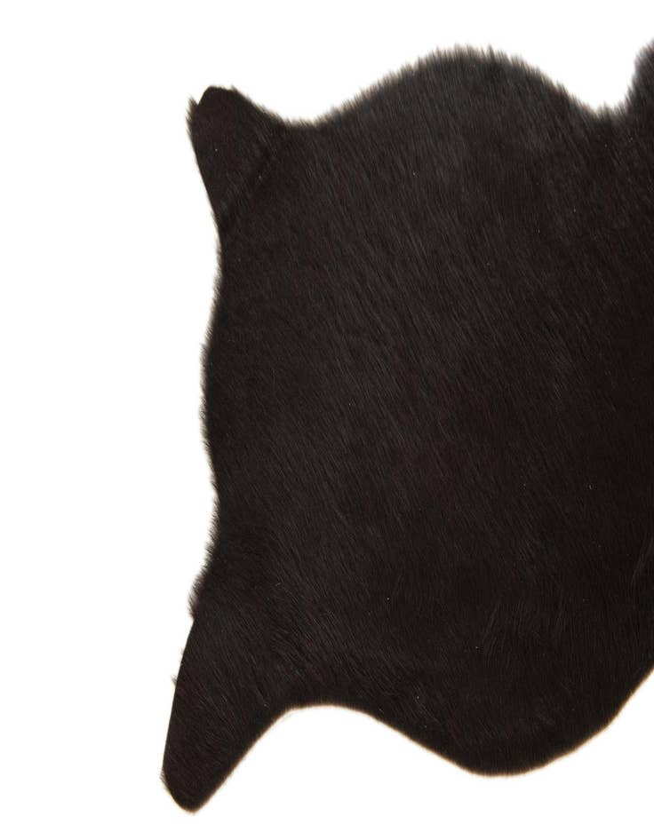 Detail image of 1' 8 x 2' 7 Cowhide Leather Rug