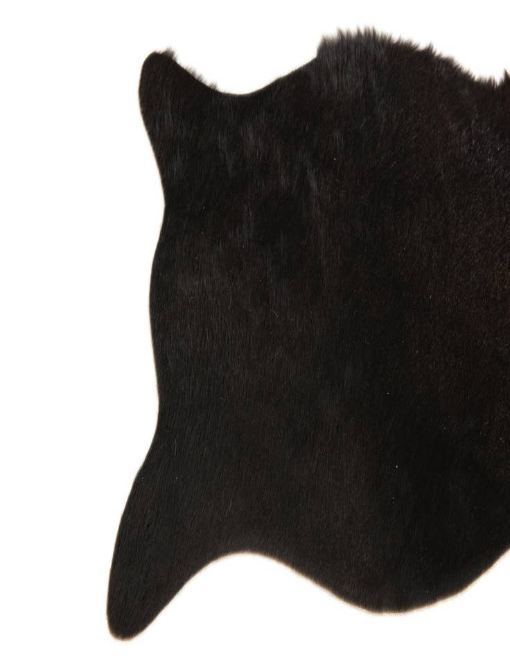 Detail image of 1' 8 x 2' 7 Cowhide Leather Rug