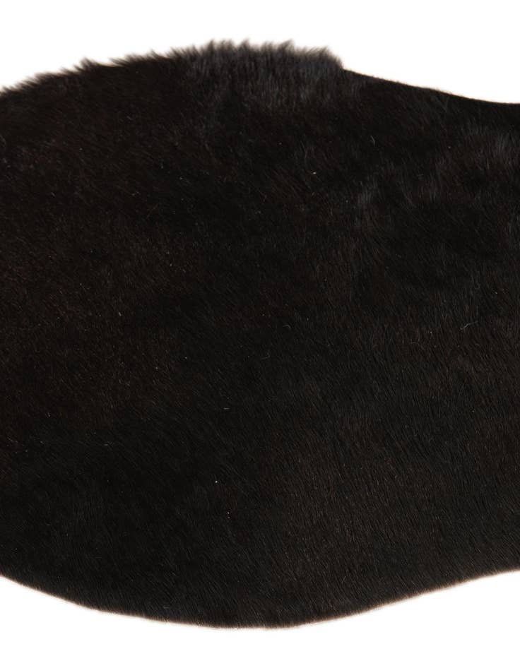 Detail image of 1' 8 x 2' 7 Cowhide Leather Rug