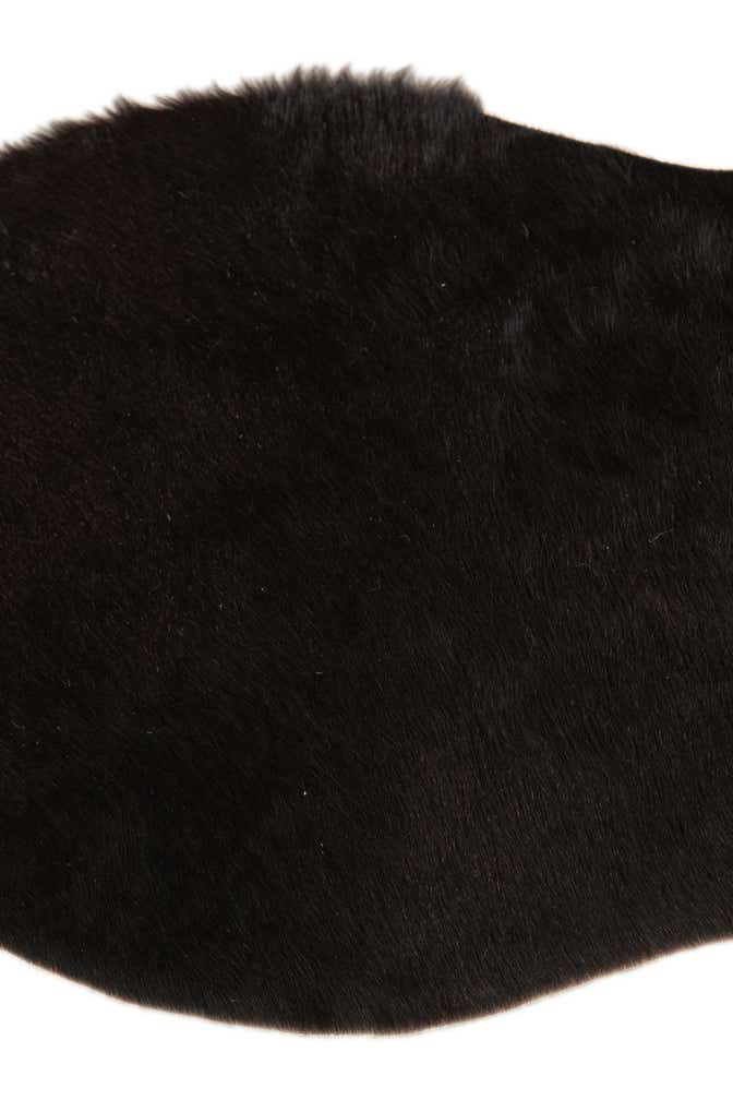 1' 8 x 2' 7 Cowhide Leather Rug